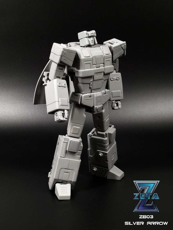 Zeta Toys Shows Prototype Silver Arrow Unofficial MP Alike Silverbolt  (2 of 9)